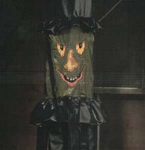 Vanessa Ann's BEWITCHING WINDSOCK Halloween Spooky Single Cross Stitch Pattern - Picture 1 of 1