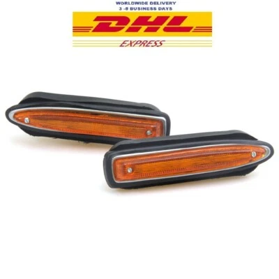 Front Side Marker Lamp Light Pair For 1968-1973 Datsun Bluebird 510 521 D/S1600 - Изображение 1 из 4