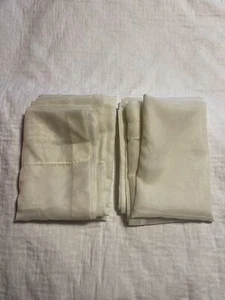 Croscill Classics 2 Semitransparent Ivory Tailored Curtain Panels 56”X84” New! - Picture 1 of 3
