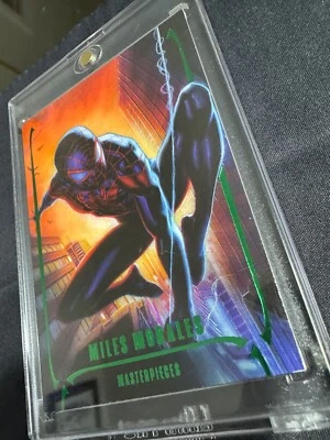 2024 Marvel Masterpieces Grego - MILES MORALES #69 - SPIDERMAN Green /25 TIER 3 - Image 1 of 4