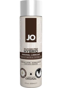 Jo Hybrid Gleitmittel Kokosnuss 4 Oz, Erwachsene Paar Kinky Sexy Sinnliches Vorspiel, Neu - Bild 1 von 4