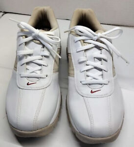 Women’s Nike Golf Shoes Size 8 White & Tan NEW no Box