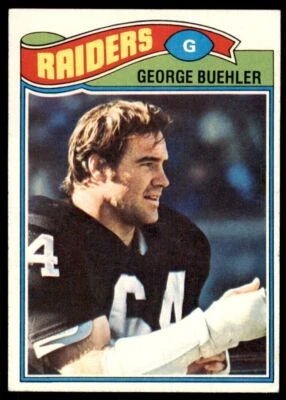 1977 Topps George Buehler Football Cards #137 - Image 1 of 2
