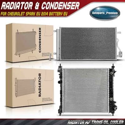 全新散热器和交流冷凝器冷却套件 适用于雪佛兰 Spark EV 2014 电池 EV — 第 1/4 张图片