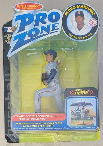 PLAYMATES PRO ZONE PEDRO MARTINEZ RED SOX INTELLI-TRONIC VOICE ACTIVATED FIGURE Cover