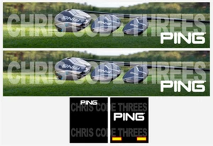 Code 3 selbstklebende Vinyl-Anhänger-Aufkleber - Ping Golf - 1/50 1/76 1/148 1/87 1/64 - Bild 1 von 1