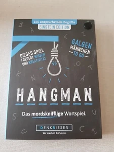 HANGMAN Einstein Edition Das mordsknifflige Wortspiel NEU 160 anspr. Begriffe - Bild 1 von 4