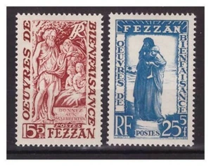 COLONIE OCC. STRANIERE FEZZAN - 1950 BENEFICENZA SERIE NUOVA * MH - Bild 1 von 1