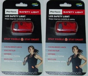 New Perfect Safety Light Flasher 3 LED Stay Visible Walking Running Cycling - Picture 1 of 7