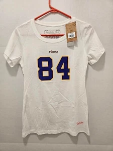 LARGE Womens Randy Moss 1999 Mitchell & Ness Minnesota Vikings #84 T-Shirt - Picture 1 of 6