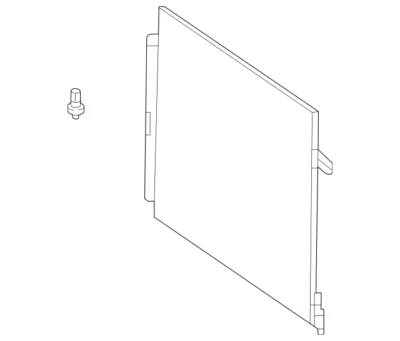 Condensador de aire acondicionado original Mercedes Benz G63 AMG G550 2019-2023 OE 1675001200 Foto 1 de 3