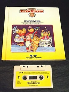 LIBRO/CINTA DE PELUCHE RUXPIN MÚSICA GRUNGE FUNCIONA MUNDOS DE MARAVILLA - Imagen 1 de 5