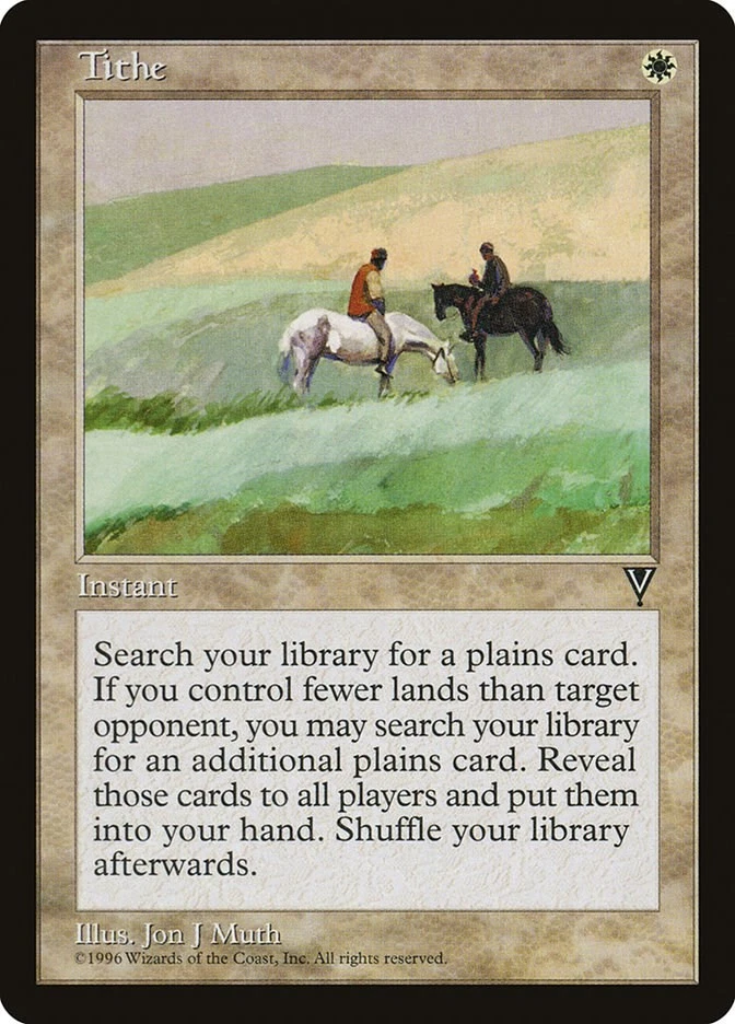 Tithe Visions Magic The Gathering MTG Card - Image 1 of 1