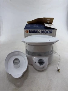 Black & Decker HS1776 Sabor Aromador Vaporera Alimentos Arroz Vegetal Huevo Cocina - Imagen 1 de 13