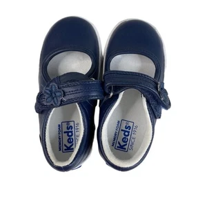 Zapatos escolares Keds Ella MJ azul marino con correa en T punta cerrada para niñas talla 7M nuevos WO caja niño pequeño - Imagen 1 de 7
