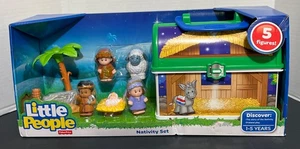 Fisher Price Little People Krippe für unterwegs Reise Weihnachten Spielzeug NEU - Bild 1 von 7