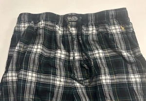 Polo Ralph Lauren Pigiama Pantalone Uomo Tg L Verde Blu Plaid Pigiama - Foto 1 di 14