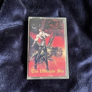 OZZY OSBOURNE THE ULTIMATE SIN CASSETTE TAPE Epic Black Sabbath - Picture 1 of 4