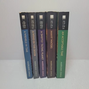 Madeleine L' Engle TIME QUINTET Complete Series, 5 Book PB Set, Wrinkle In Time - Picture 1 of 12