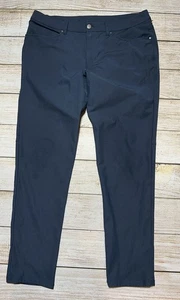 Lululemon Pants Mens 34 Navy Performance Golf ABC Warpstreme Chino Flex 34x29 - Picture 1 of 5