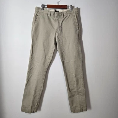 J. Pantalón Chino Crew Para Hombre Talla 30x32 Roto Ajuste Recto Elástico Costal Preppy Foto 1 de 4