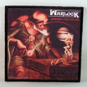 WARLOCK Burning The Witches SMALL PATCH Printed Band Logo - Picture 1 of 6
