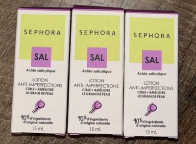 Sephora Salicylic Acid Clarifying Dr Pimple Lotion .50 Oz New In Box - Lot Of 3 - Image 1 of 4