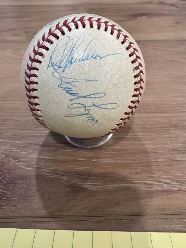 1970s/80’s Boston Red Sox Multi-Signed Baseball – 9 Autos - Image 1 of 4
