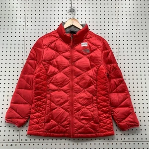 North Face Down Puffer Jacket Girls XL Size 18 Red Quilted Winter 19x25 - Picture 1 of 16