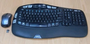 Logitech Wireless Keyboard & Mouse Set K350 Keyboard + M310 Mouse + USB Dongle E - Picture 1 of 15