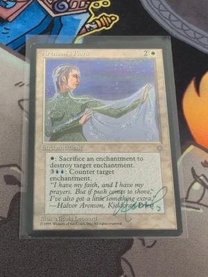 1x Signed Arenson's Aura Magic The Gathering Common - Image 1 of 2