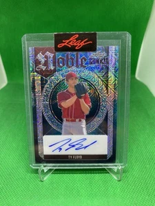 Ty Floyd 2023 Leaf Metal Baseball Auto True 1/1 Proof RC Cincinnati Reds - Bild 1 von 2