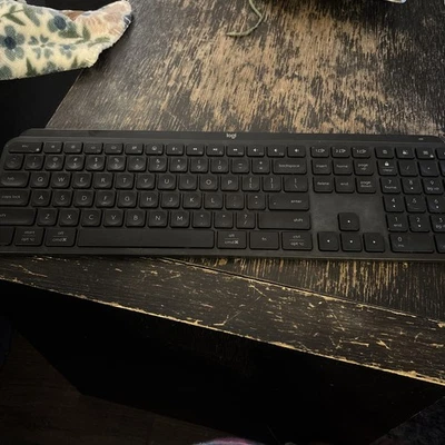 Logitech MX Keys S Full-Size Bluetooth Wireless Keyboard - Black 920-011406 - Image 1 of 3