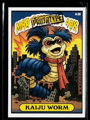 Mad Scientist 40K GPK Spoof ~ 4-26 PROTOTYPE #'d 1/1 ~ Kaiju Worm - Image 1 of 2