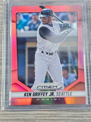 Ken Griffey Jr. 2014 Panini Prizm Red Prizm Refractor SSP #/25 - Image 1 of 2