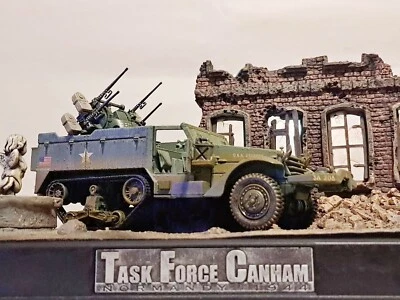 WWII U.S. M16 MGMC HALF-TRACK NORMANDY 1944 - FORCES OF VALOR 81103 1/32 - Image 1 of 3