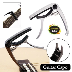 Alloy Guitar Capo Quick Change Release Trigger Clamp For Guitar Ukulele Bass - Picture 1 of 10