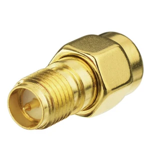 30X RP-SMA Jack Female To SMA Plug Straight RF Adapter Connector Long Version - Picture 1 of 4