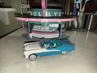 1955 OLDSMOBILE STARFIRE CONVERTIBLE CAR DIECAST-1/43-GOOD-1997 ROAD CHAMPS - Image 1 of 4