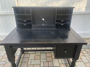 Pottery Barn desk with hutch