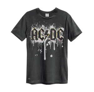 Amplified - AC/DC Grafitti Logo Hombre Camiseta (Gris) (S-XL) - Imagen 1 de 1
