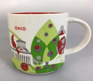 Starbucks Ohio You Are Here Coffee Mug Cup 14 oz YAH Collection 2016 - Picture 1 of 4