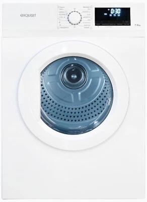 EXQUISIT TAE70-70 Weiss Wäschetrockner / EEK: G / 7 kg / Ablufttrockner / NEU! - Bild 1 von 4