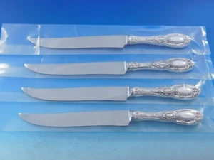 King Richard by Towle Sterling Silver Steak Knife Set 4pc Texas Sized Custom - Picture 1 of 8