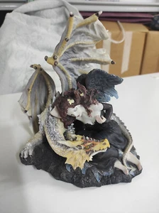 Angelo con Drago Veronese figure fata fairy no les alpes - Foto 1 di 7