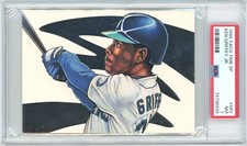 KEN GRIFFEY JR 1994 Taco Time SP #SP2 -- '93 Home Run Streak PSA 7 NM pop 1   