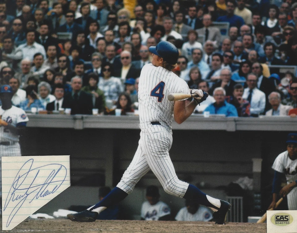 Rusty Staub Autographed Signed 8x10 Photo - MLB NY Mets Astros - RARE!  w/COA - Image 1 of 1