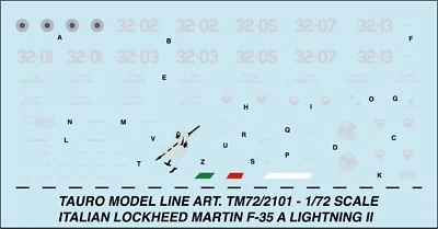 TAURO MODEL TM72/2101 LOCKHEED MARTIN F-35 LIGHTNING II 32° STORMO SCALA 1:72 - Immagine 1 di 2