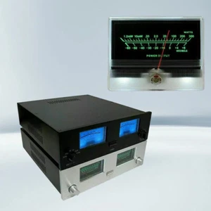 2X TN-90A VU Meter Head DB Level Audio Meter Chassis Power Amplifier W/BackligTI - Picture 1 of 14