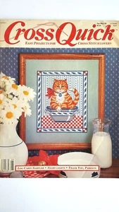 Cross Quick Magazine Cross Stitch Patterns April May 89 Volume 1 Number 4 - Picture 1 of 4